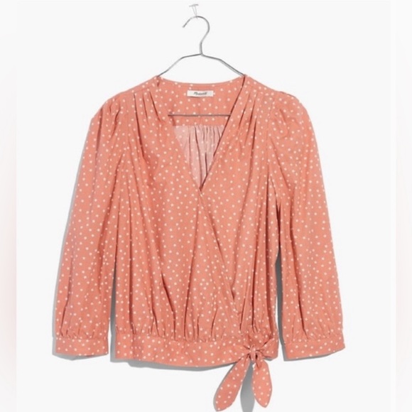 Madewell Wrap Top - Picture 2 of 8